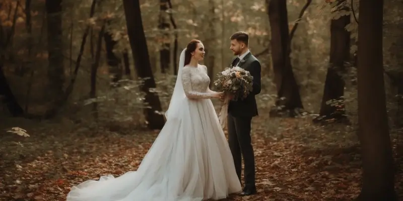  Suknia ślubna w stylu boho