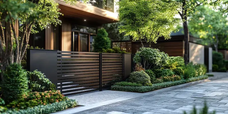 Nowoczesne metalowe ogrodzenia z Polski