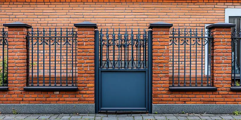 ozdobne ogrodzenie z Polski