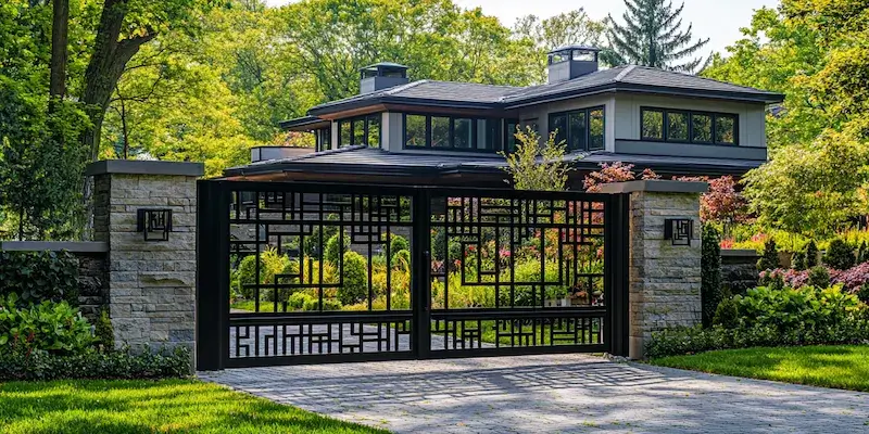 Aluminium Sichtschutzzaun aus Polen