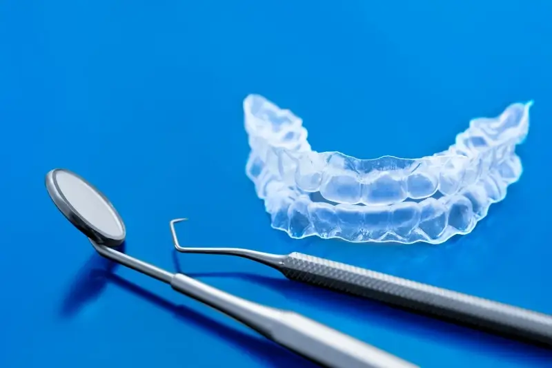 Zakonczenie leczenia nakladkami invisalign